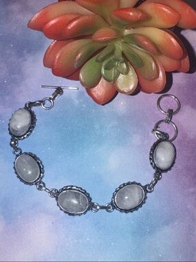 Moonstone Silver Bracelet
